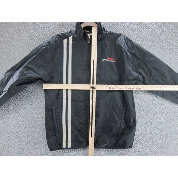 Dale Earnhardt Jr Jacket Mens Large Nascar #8 Windbreaker Chase Authentics Black - Picture 6 of 7